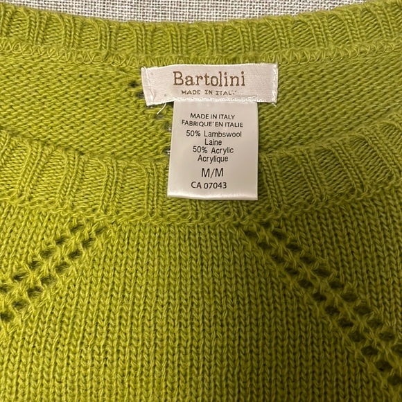 Beautiful green Bartolini Sweater EUC. - Picture 3 of 8